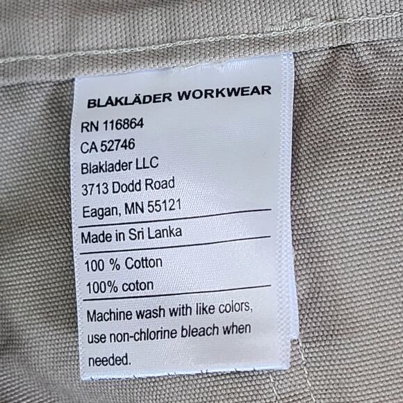 Blaklader Craftsmen Carpenter Cargo Construction Work Tool Belt Shorts SIZE 40 - Picture 3 of 5